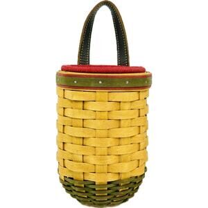 Longaberger SANTA'S HELPER 2002 Hanging Basket Liner Protector Flyer